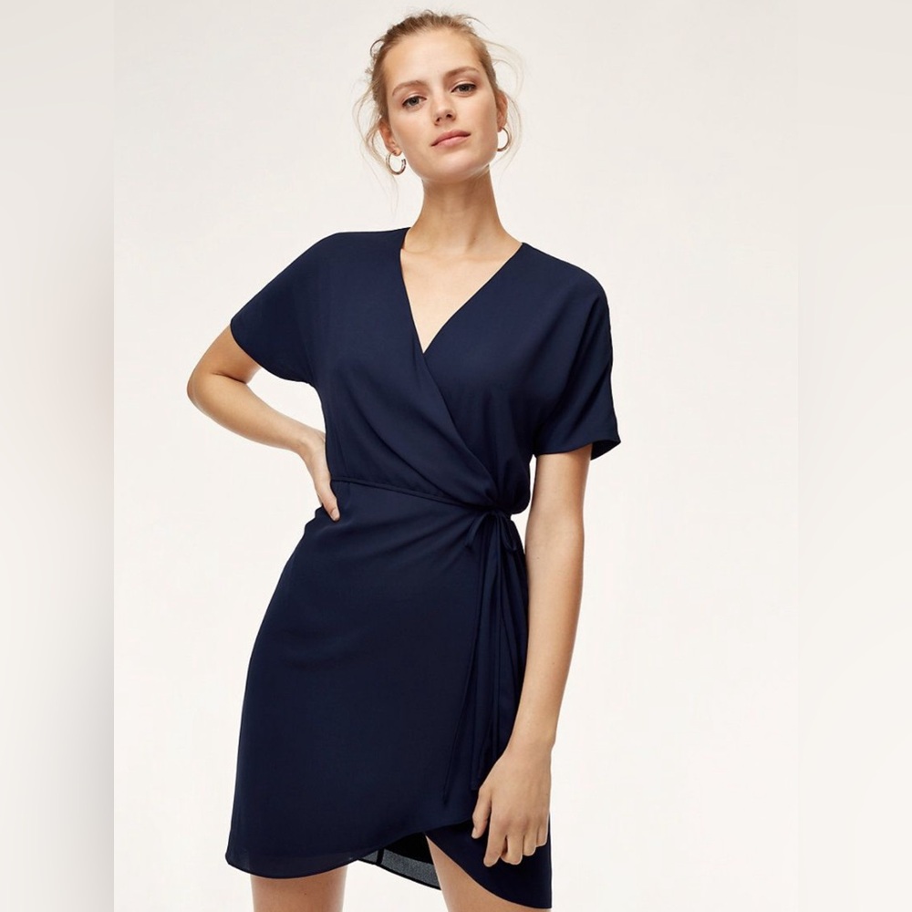 Aritzia Babaton Wallace wrap dress